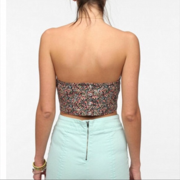 EUC Urban Outfitters Bandeau Crop Top - Picture 2 of 7